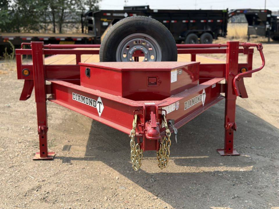New 2026 Diamond T 8.5-24 Deckover TILT Equipment Hauler 15K GVWR