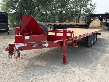 New 2026 Diamond T 8.5-24 Deckover TILT Equipment Hauler 15K GVWR