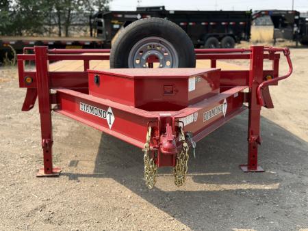 New 2026 Diamond T 8.5-24 Deckover TILT Equipment Hauler 15K GVWR