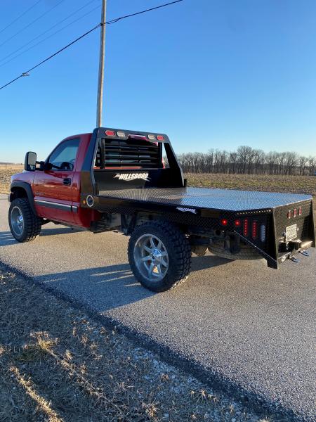 New 2027 Hillsboro 80"x102" Single Wheel Long Bed GM/Ram Box Removal GI Series Truck Bed