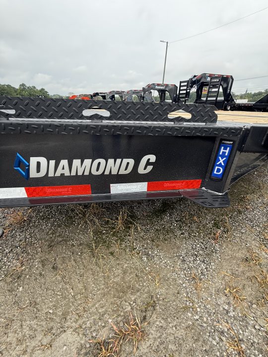 New 2026 Diamond C HXD 208 22’ Tilt Trailer, 18K GVWR, WINCH PLATE, BED ROLLER, HYD JACK, ABS BRAKES, 102” WIDE
