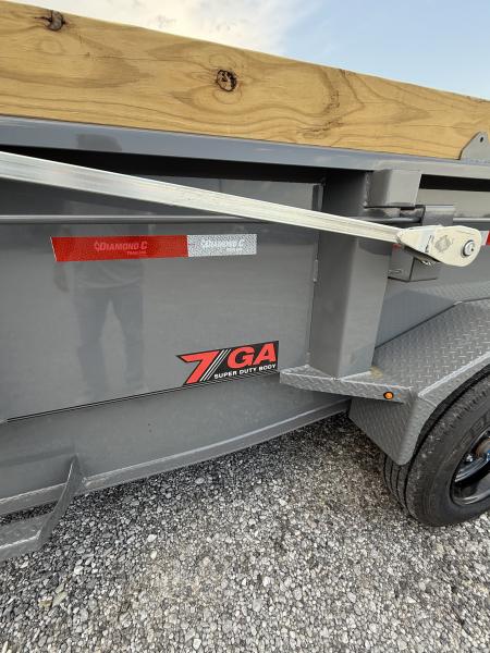 New 2026 Diamond C LPT 208 16’ Dump Trailer, PACESETTER EDITION, HYD JACKS, 7 GAUGE FLOOR, FORK HOLDERS, ABS BRAKES