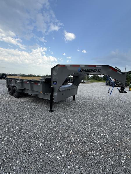 New 2026 Diamond C LPT 208 16’ Dump Trailer, PACESETTER EDITION, HYD JACKS, 7 GAUGE FLOOR, FORK HOLDERS, ABS BRAKES