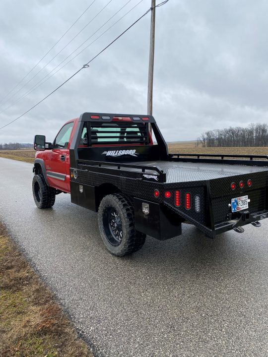 New 2027 Hillsboro 80"x84" Single Wheel Short Bed Ram Box Removal GII Series Truck Bed