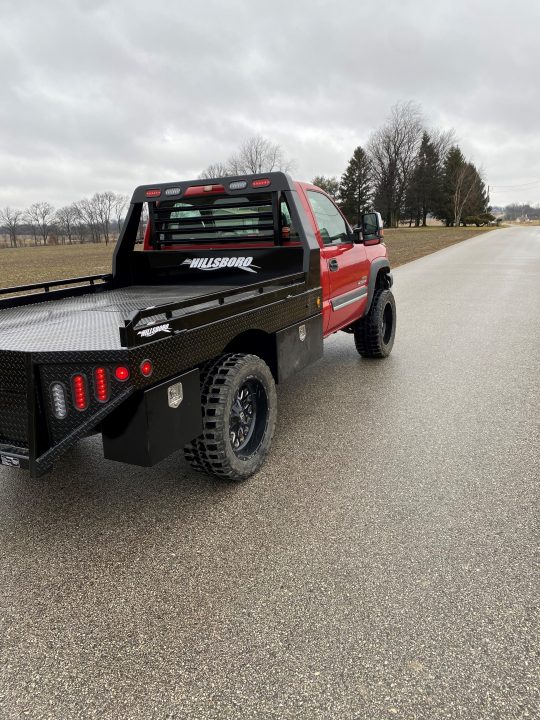 New 2027 Hillsboro 80"x84" Single Wheel Short Bed Ram Box Removal GII Series Truck Bed