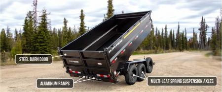 New 2026 Southland Trailers 7 X 14 HIGH SIDE Dump Trailer