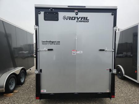 New 2026 Royal Cargo Trailers 7 X 14 +V WITH REAR RAMP Cargo / Enclosed Trailer