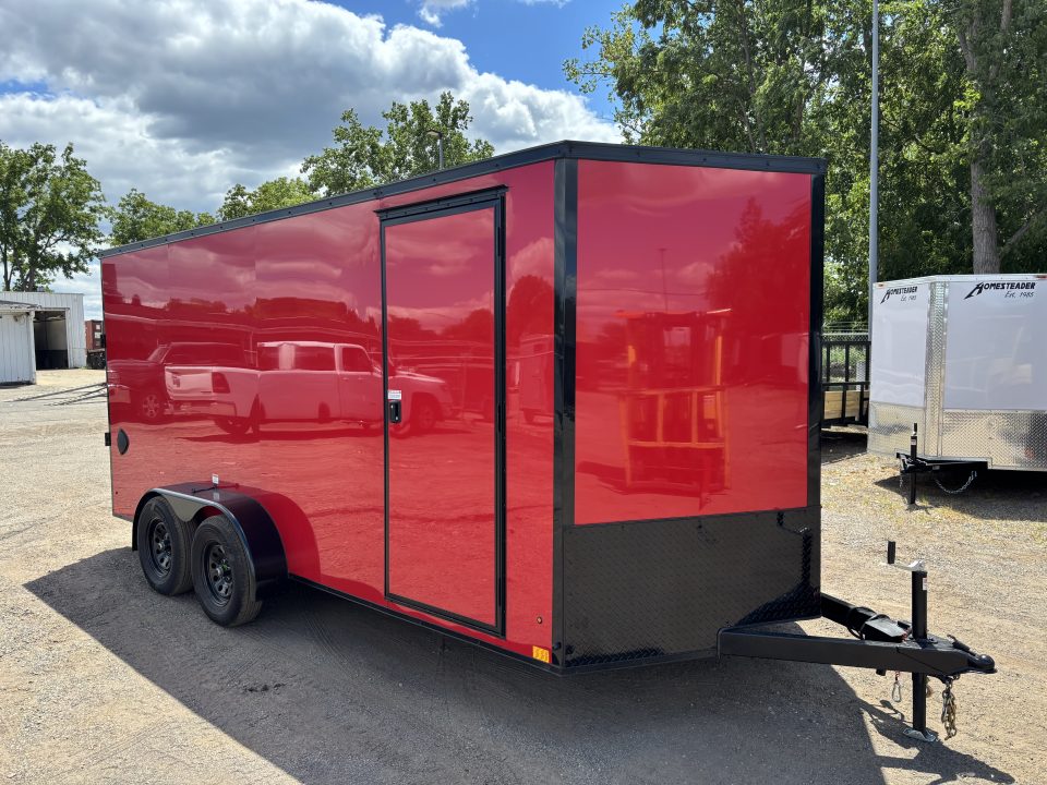 New 2027 Cross Trailers 7x16 7000 GVWR 78" Interior Height Blackout PCKG Cargo / Enclosed Trailer