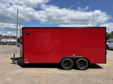 New 2027 Cross Trailers 7x16 7000 GVWR 78" Interior Height Blackout PCKG Cargo / Enclosed Trailer