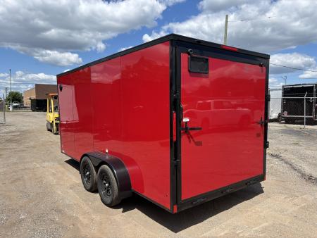 New 2027 Cross Trailers 7x16 7000 GVWR 78" Interior Height Blackout PCKG Cargo / Enclosed Trailer