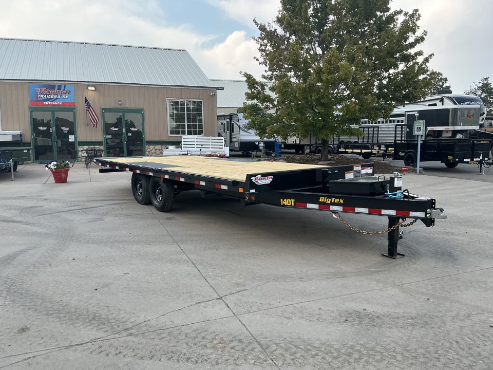 New 2027 Big Tex 14OT-8.6x22BK Flatbed Trailer