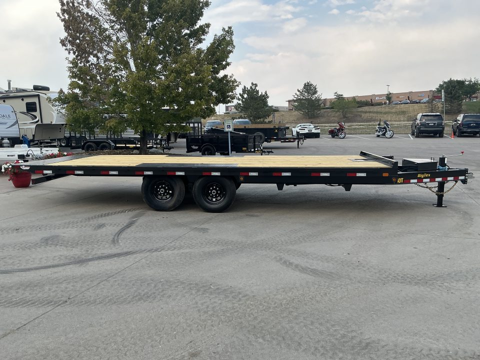 New 2027 Big Tex 14OT-8.6x22BK Flatbed Trailer