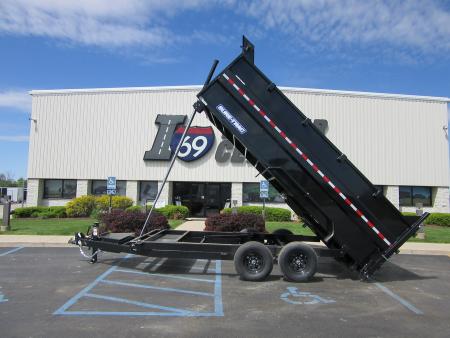 New 2026 Sure-Trac 7 x 16 ST-HTDU48216-140 Telescopic Dump Trailer 14K / 4-Foot Sides