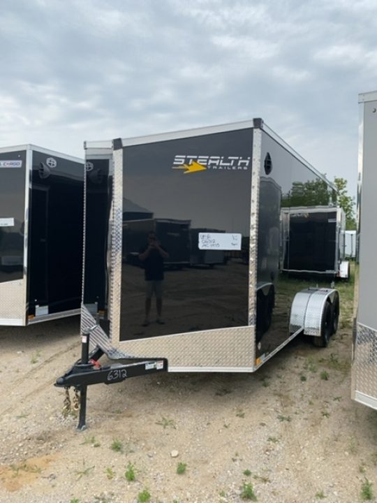 New 2026 Stealth Trailers NEW MUSTANG 7X16 RAMP Cargo / Enclosed Trailer