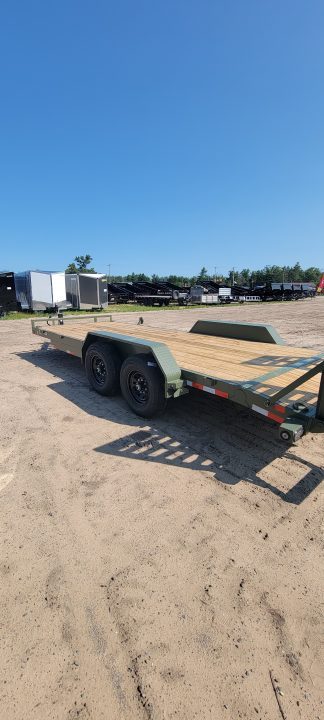 New 2026 Load Trail 83X20 ARMY GREEN 14K Equipment Trailer