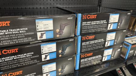 New Curt Adjustable Trailer Hitch Aluminum/Steel