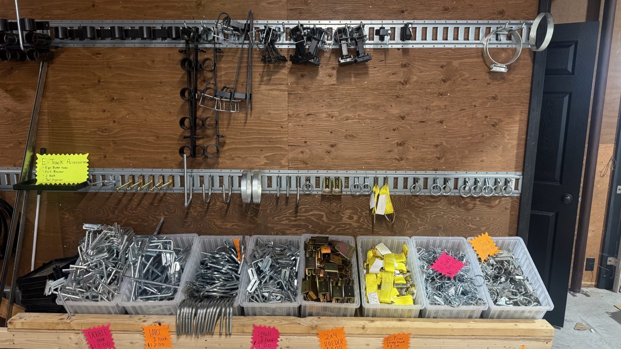 New E Track and Accessories