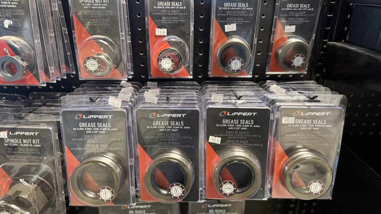 New Bearing Kits, Grease Seals and Dust Caps