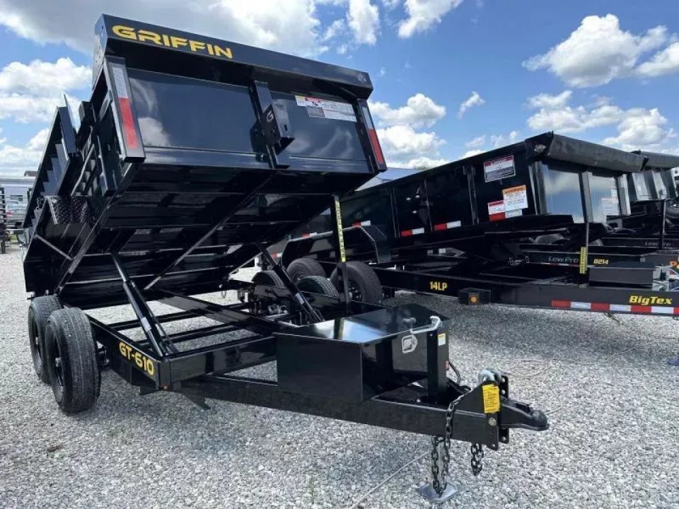 New 2026 Griffin 6x10 GT7210 Dump Trailer