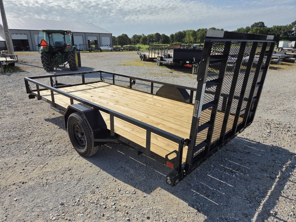 New 2026 Load Trail 77X14 SINGLE 3.5K TUBE TOP UTILITY W/4' SPRING GATE