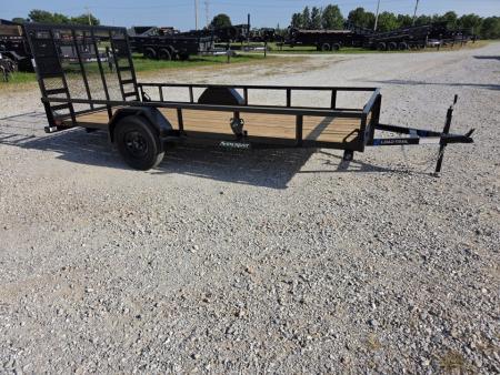 New 2026 Load Trail 77X14 SINGLE 3.5K TUBE TOP UTILITY W/4' SPRING GATE