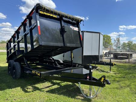 New 2026 Griffin 7 x 14 GT714 DUMP 14K - HIGH SIDE