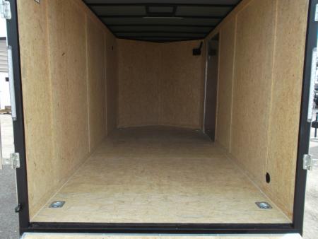 New 2027 Covered Wagon Trailers 7x14 Cargo Trailer / Enclosed Trailer / 7ft Interior / Extra Wide Ramp / 48" RV Door / LEDs / .080 Black Poly Core