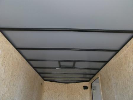 New 2027 Covered Wagon Trailers 7x14 Cargo Trailer / Enclosed Trailer / 7ft Interior / Extra Wide Ramp / 48" RV Side Door / .080 Black Poly Core Skin / Black Out Package / Rear Spoiler w/ LED Loading Lights