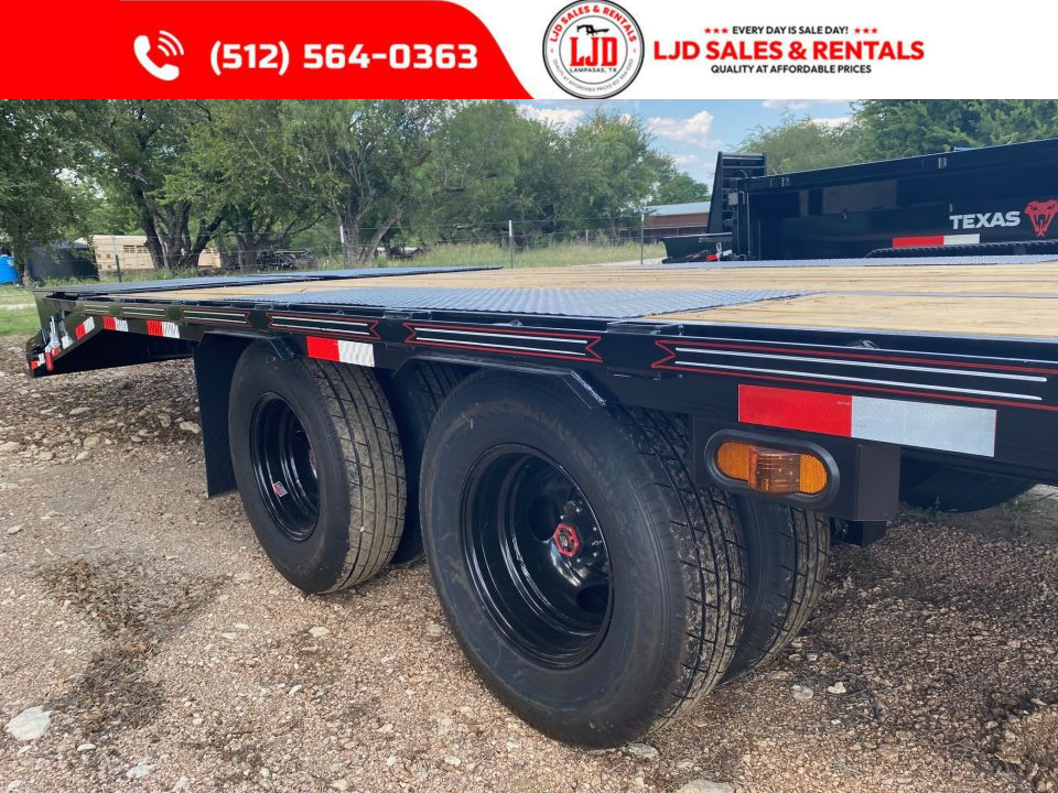 New 2027 Coffee Creek 102" x 32' Flatbed Trailer - 25900 GVWR - Mega Ramps