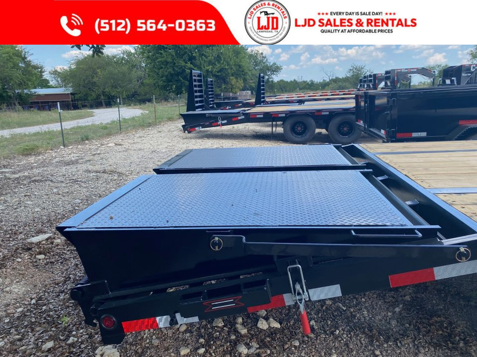New 2027 Coffee Creek 102" x 32' Flatbed Trailer - 25900 GVWR - Mega Ramps