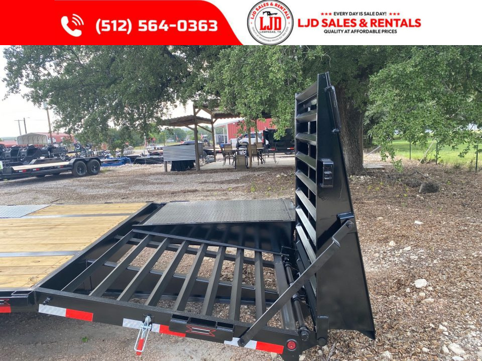 New 2027 Coffee Creek 102" x 32' Flatbed Trailer - 25900 GVWR - Mega Ramps