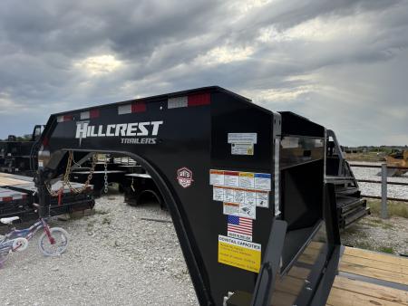 New 2027 Hillcrest Trailers Flatbed w/ Hydro tail & jacks