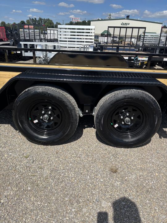 New 2026 Sure-Trac 7x16 fully tubular Utility Trailer