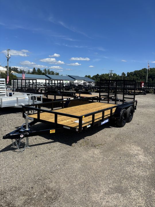 New 2026 Sure-Trac 7x16 fully tubular Utility Trailer