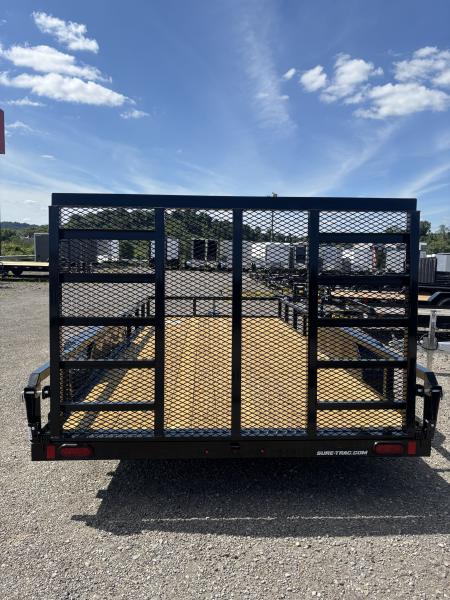 New 2026 Sure-Trac 7x16 fully tubular Utility Trailer