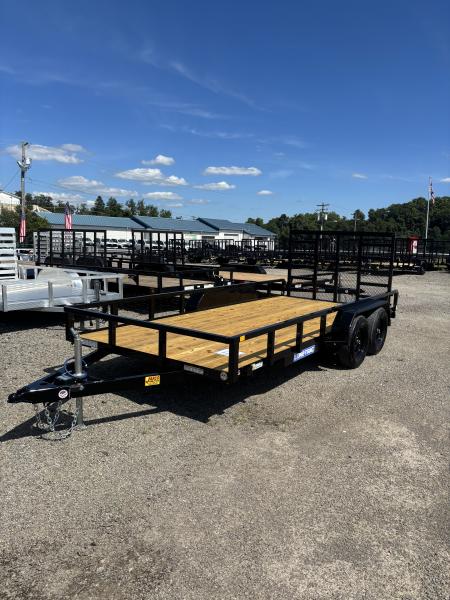 New 2026 Sure-Trac 7x16 fully tubular Utility Trailer