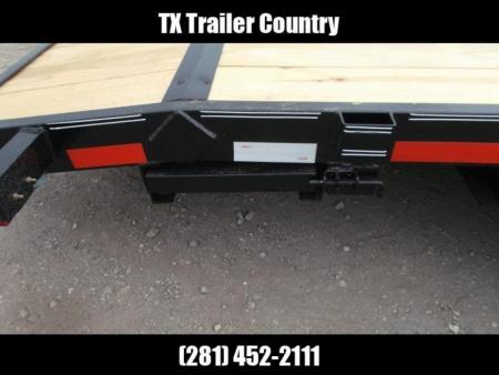 New 2026 Longhorn Trailers 83x20 10K Car Hauler / Racing Trailer / Flat Deck / 5200# Axles / 7K Jack / 2ft Dovetail / 5ft C-Channel Ramps / LED Lights