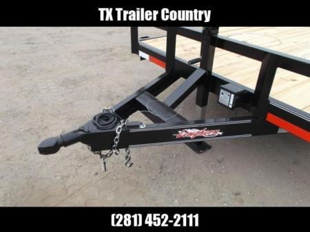 New 2026 Longhorn Trailers 83x20 10K Car Hauler / Racing Trailer / Flat Deck / 5200# Axles / 7K Jack / 2ft Dovetail / 5ft C-Channel Ramps / LED Lights