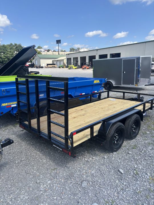 New 2026 Sure-Trac 7x14 fully tubular Utility Trailer