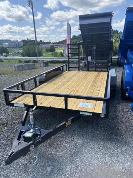New 2026 Sure-Trac 7x14 fully tubular Utility Trailer