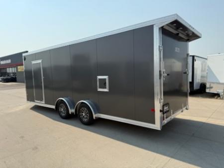 New 2027 E-Z Hauler EZES7.5X22+5 Snowmobile Trailer