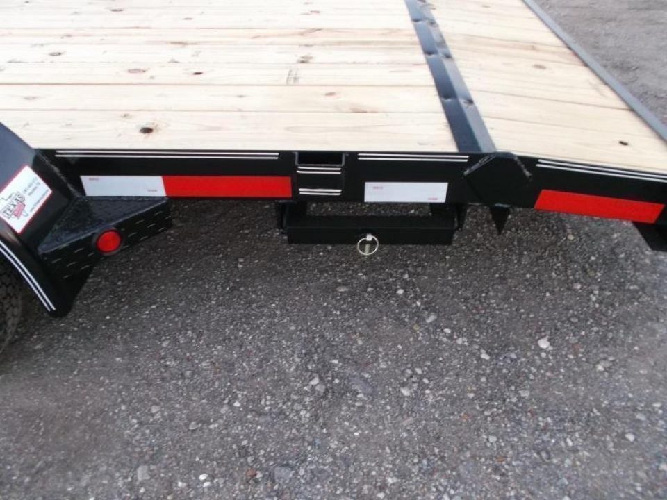 New 2026 Longhorn Trailers 83x20 7K Car Hauler / Racing Trailer / 2ft Dovetail / 5ft Stow Away Ramps / Brakes / LED Lights