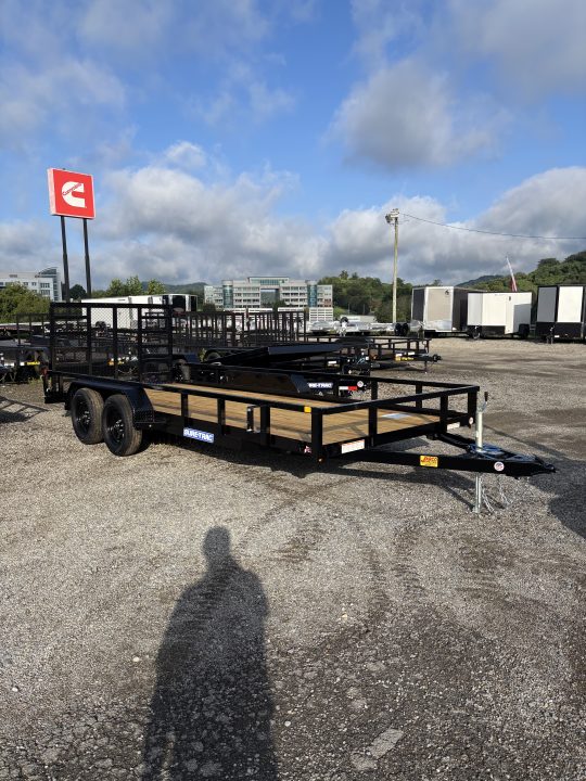 New 2027 Sure-Trac 7x18 fully tubular Utility Trailer