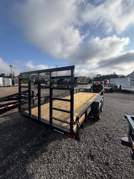 New 2027 Sure-Trac 7x18 fully tubular Utility Trailer