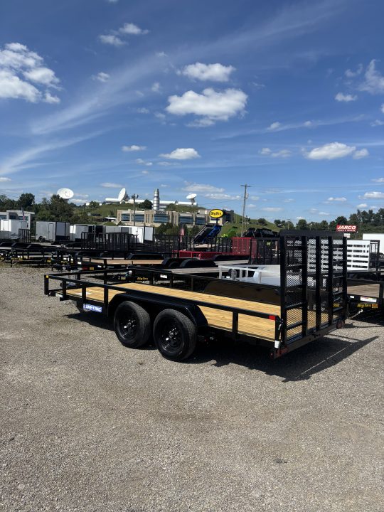 New 2026 Sure-Trac 7x16 fully tubular Utility Trailer
