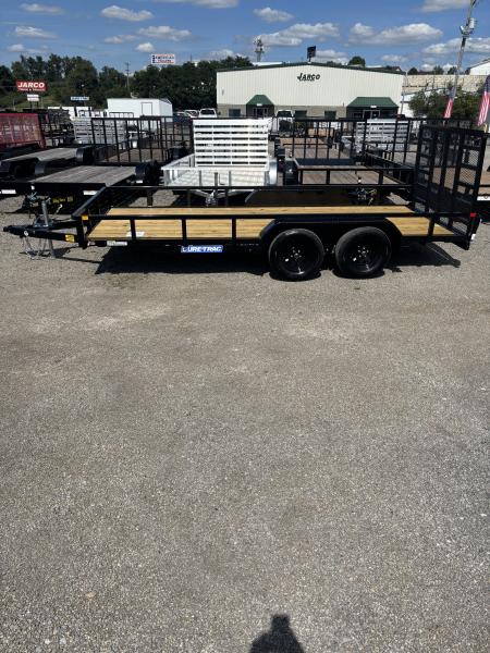 New 2026 Sure-Trac 7x16 fully tubular Utility Trailer