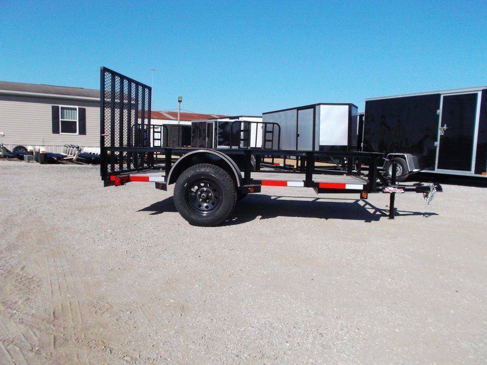 New 2026 Longhorn Trailers 5x10 Utility Trailer / 4ft Heavy Duty Ramp Gate