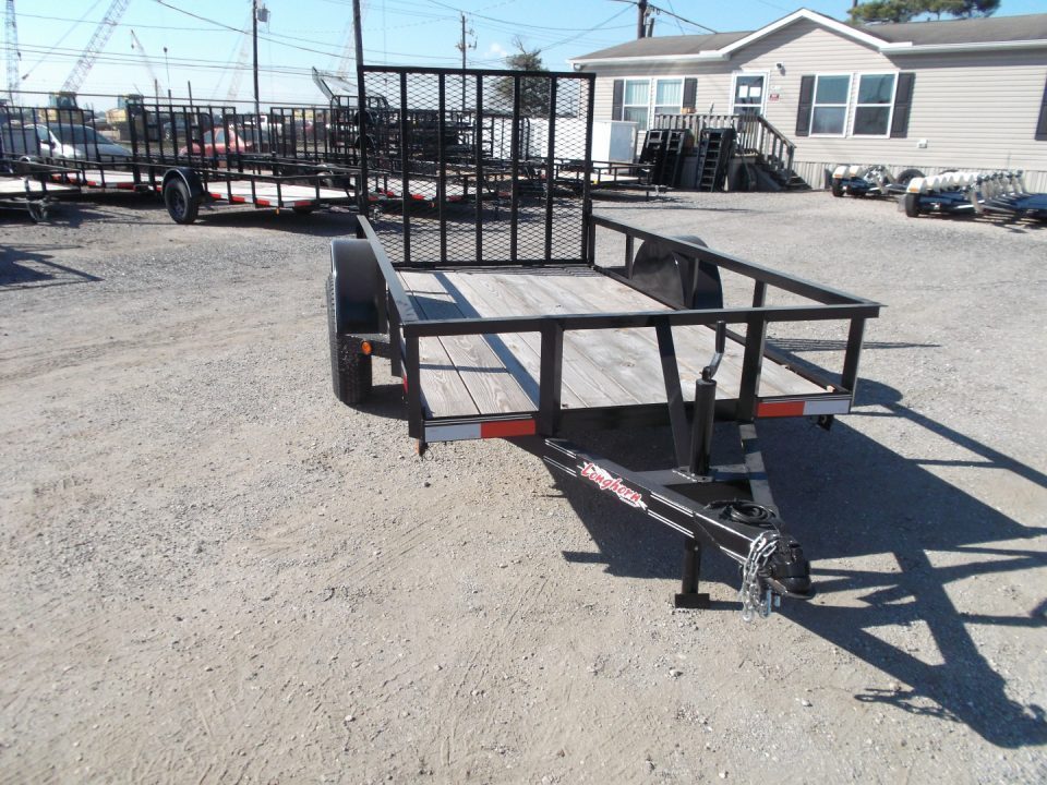 New 2026 Longhorn Trailers 5x10 Utility Trailer / 4ft Heavy Duty Ramp Gate