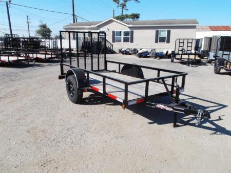New 2026 Longhorn Trailers 5x10 Utility Trailer / 4ft Heavy Duty Ramp Gate