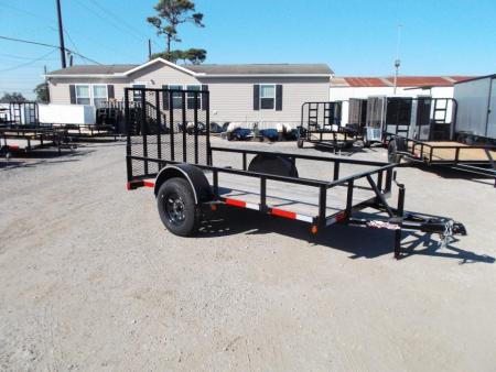 New 2026 Longhorn Trailers 5x10 Utility Trailer / 4ft Heavy Duty Ramp Gate